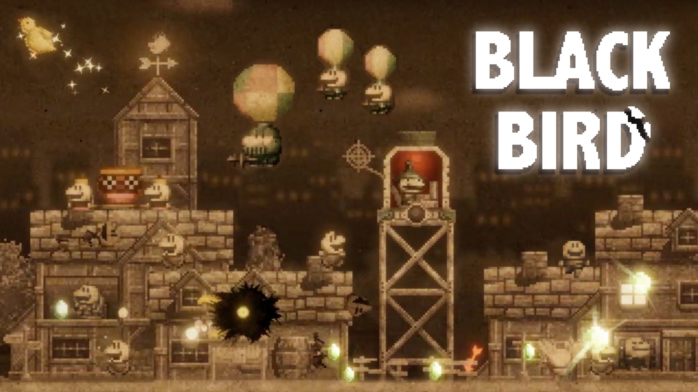 Black Bird title screen for Nintendo Switch