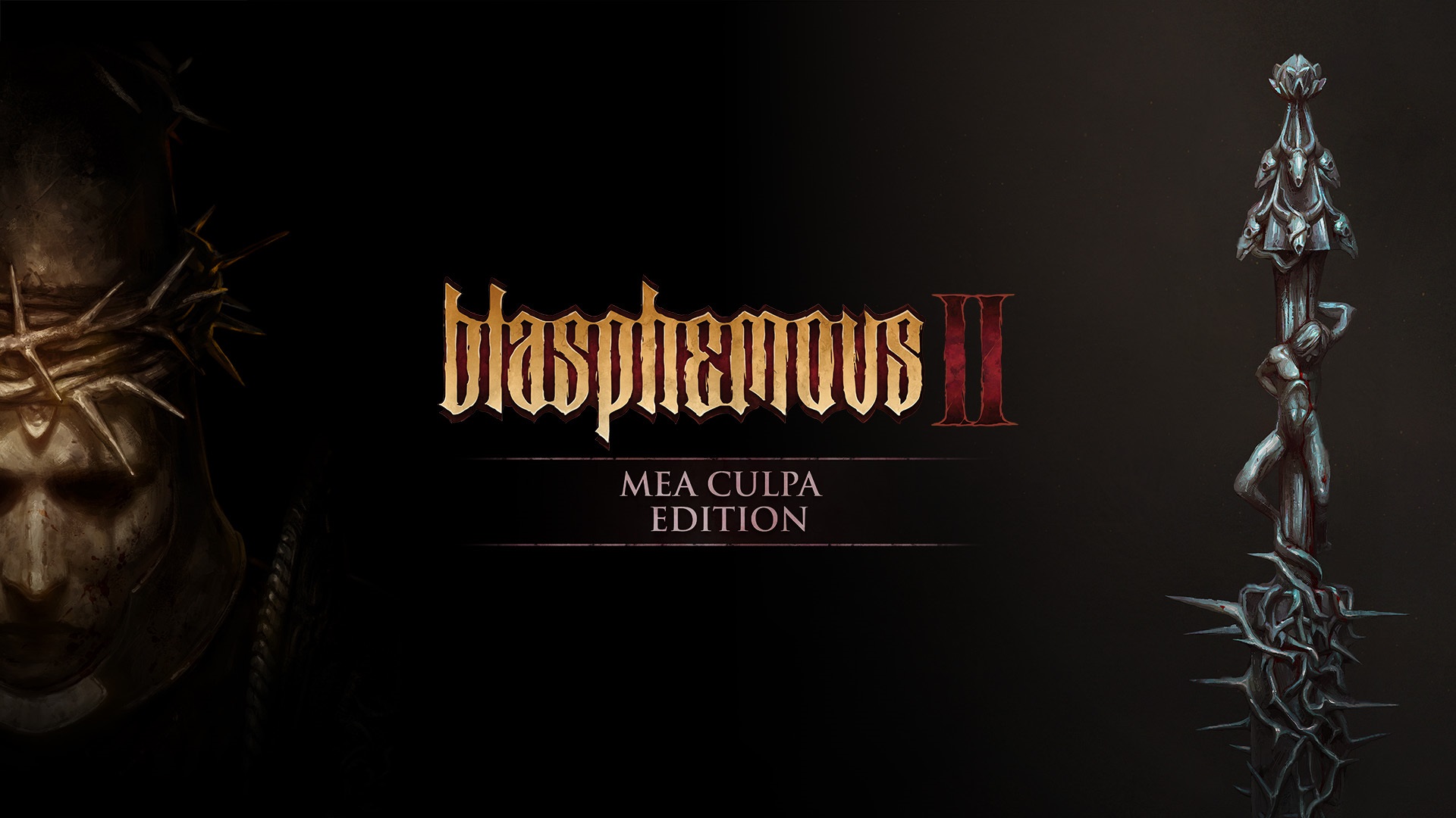 Blasphemous II title screen for Nintendo Switch