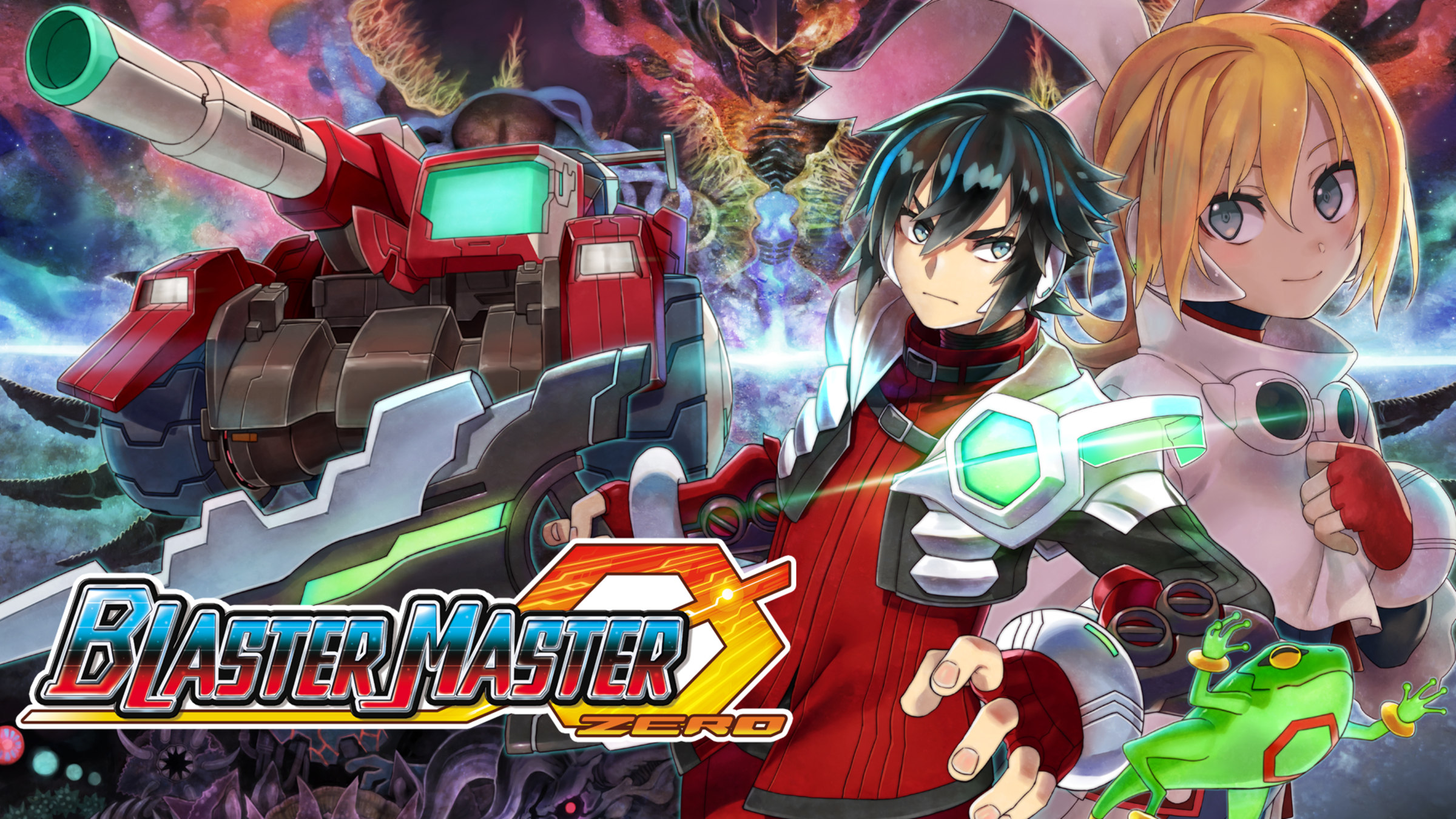 Blaster Master Zero 3 title screen for Nintendo Switch