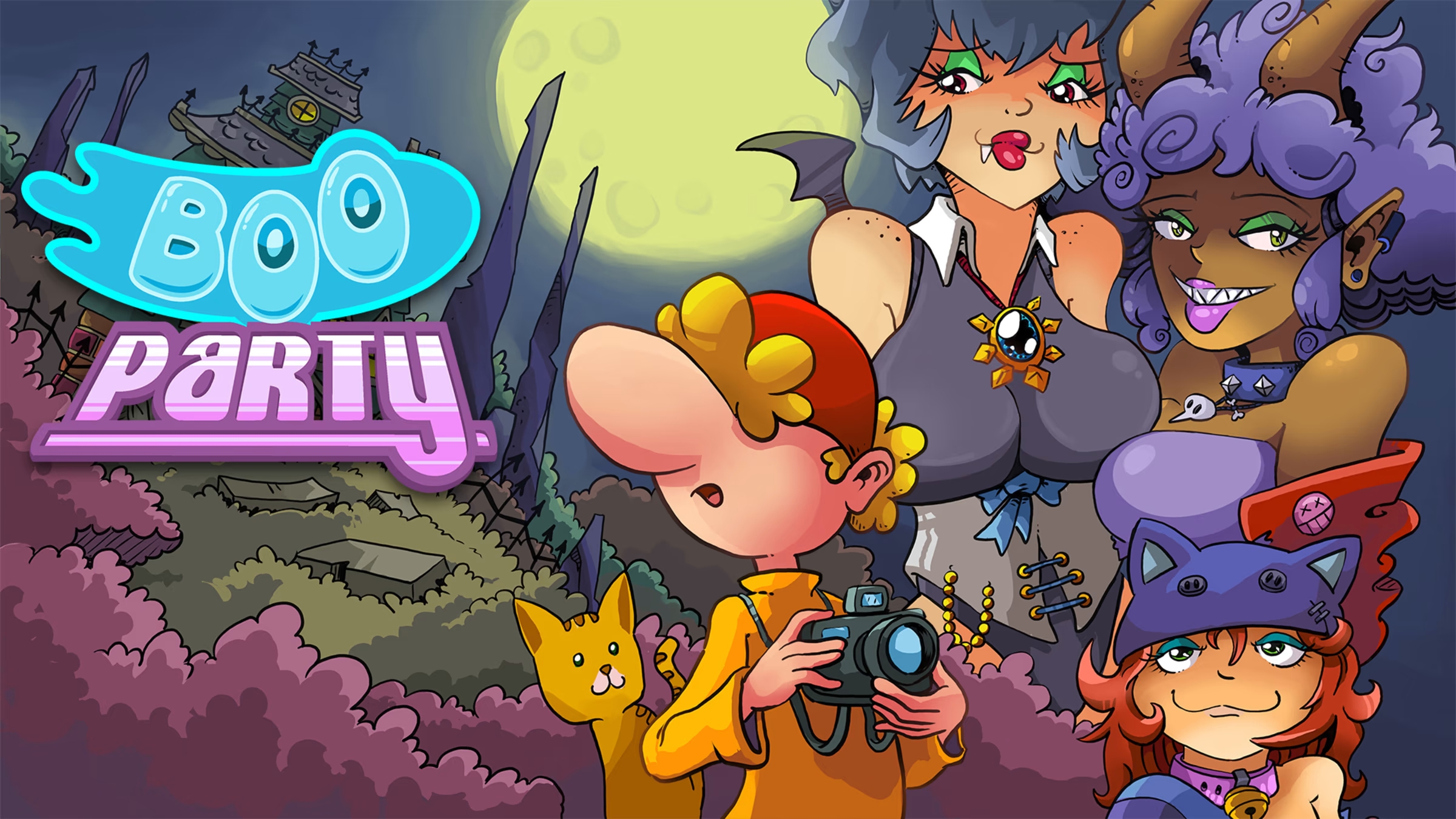 Boo Party title screen for Nintendo Switch