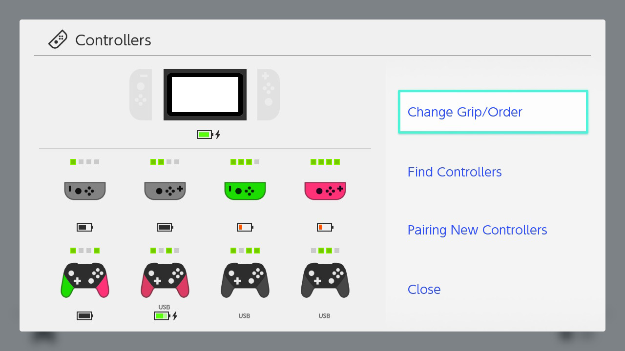 Bowser Wired Controller title screen for Nintendo Switch