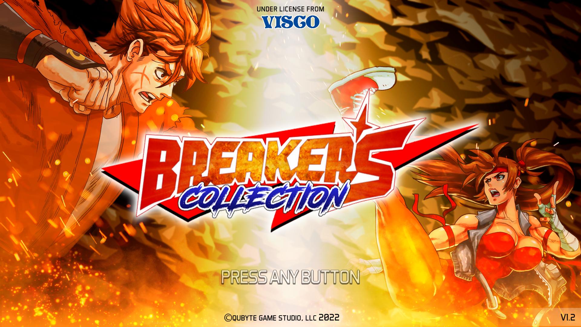 Breakers Collection [Collector's Edition] title screen for Nintendo Switch