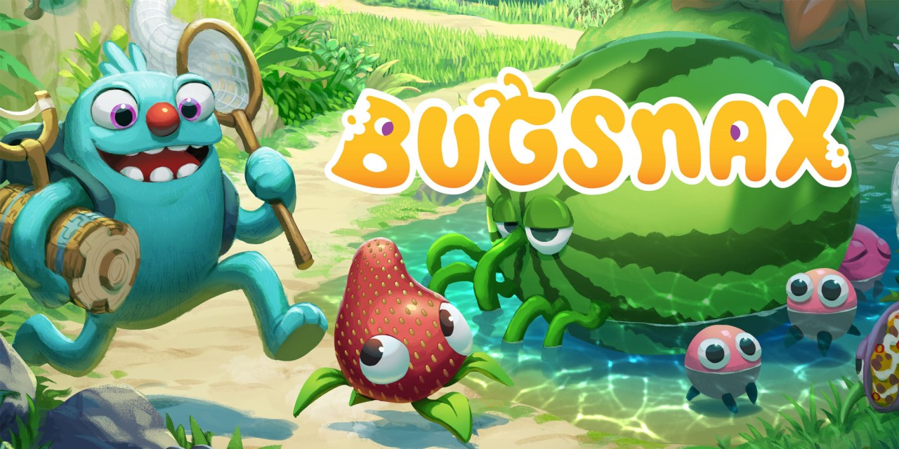 Bugsnax title screen for Nintendo Switch