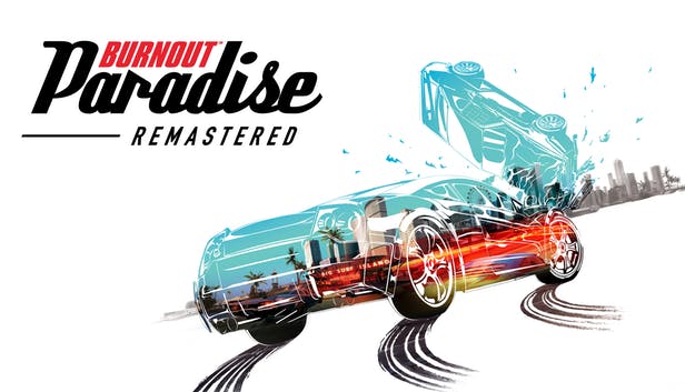 Burnout Paradise Remastered title screen for Nintendo Switch