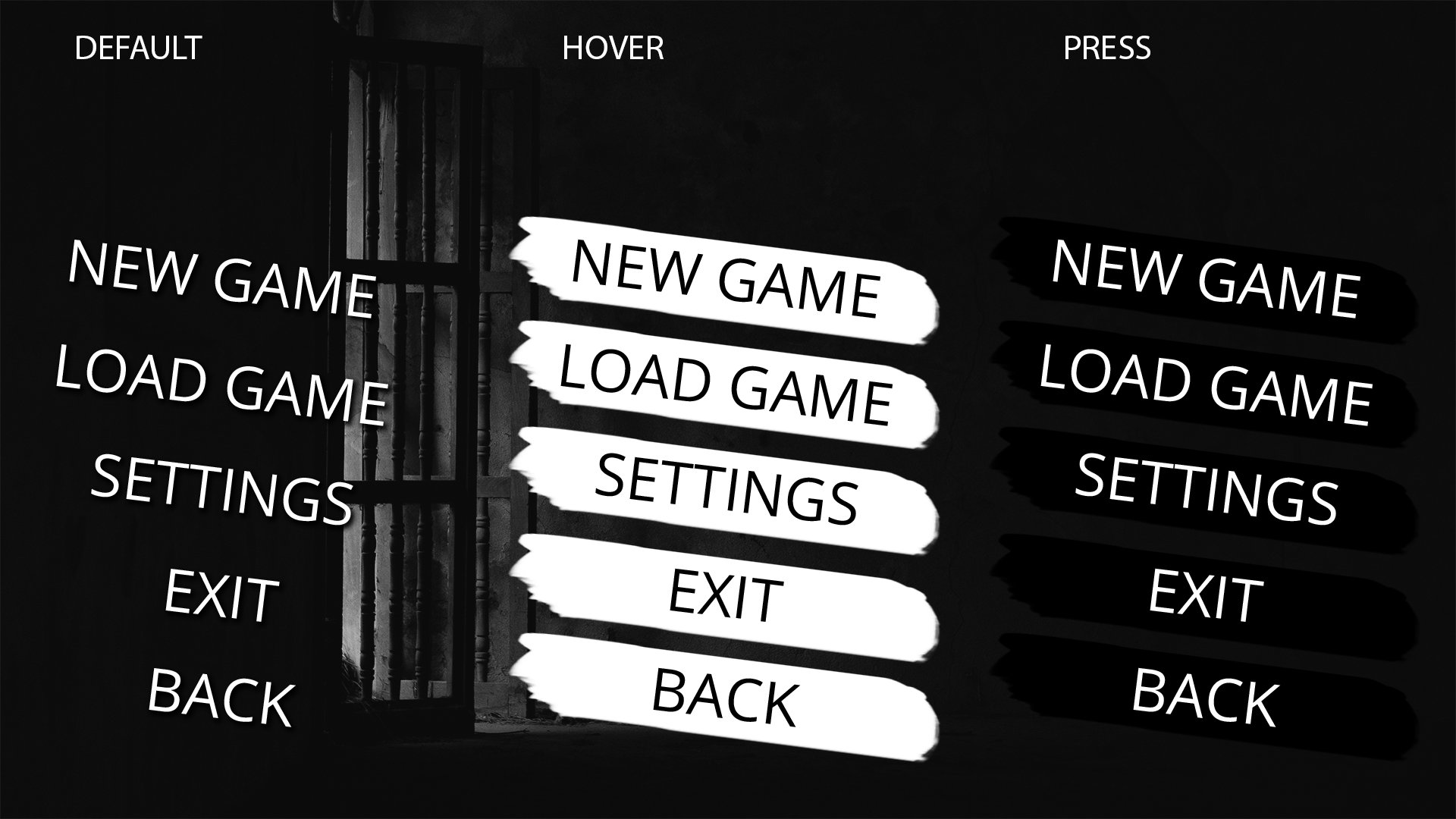Button Button Up title screen for Nintendo Switch