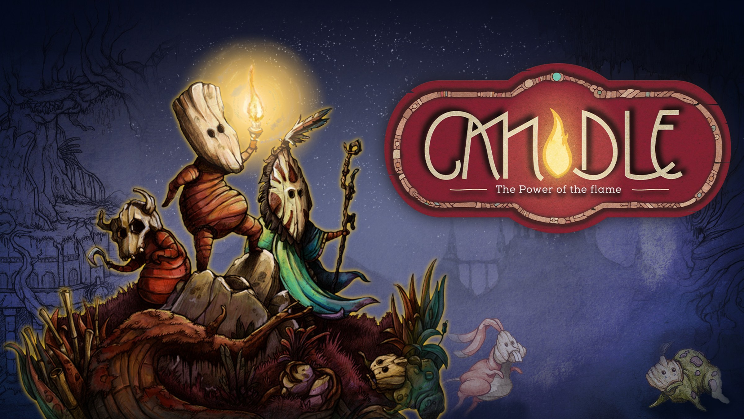 Candle: The Power of the Flame title screen for Nintendo Switch