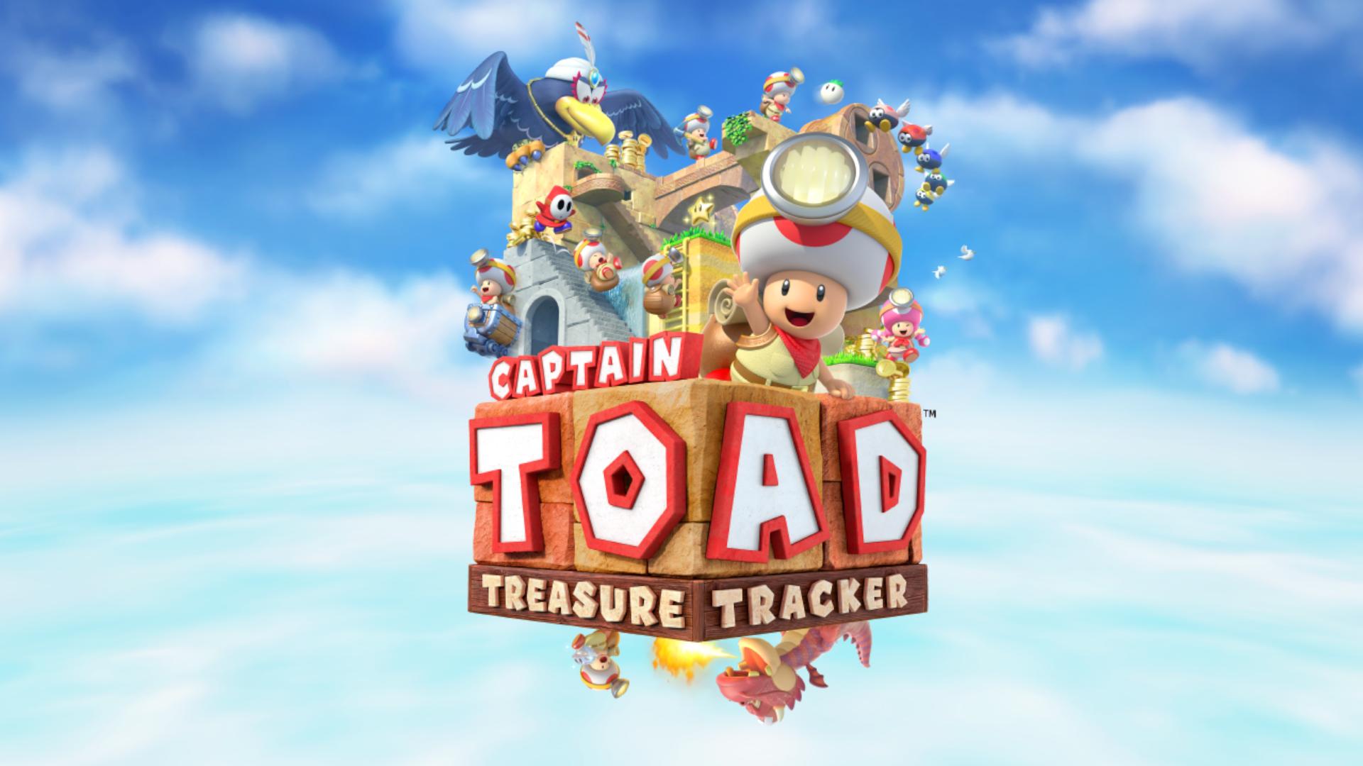Captain Toad: Treasure Tracker title screen for Nintendo Switch