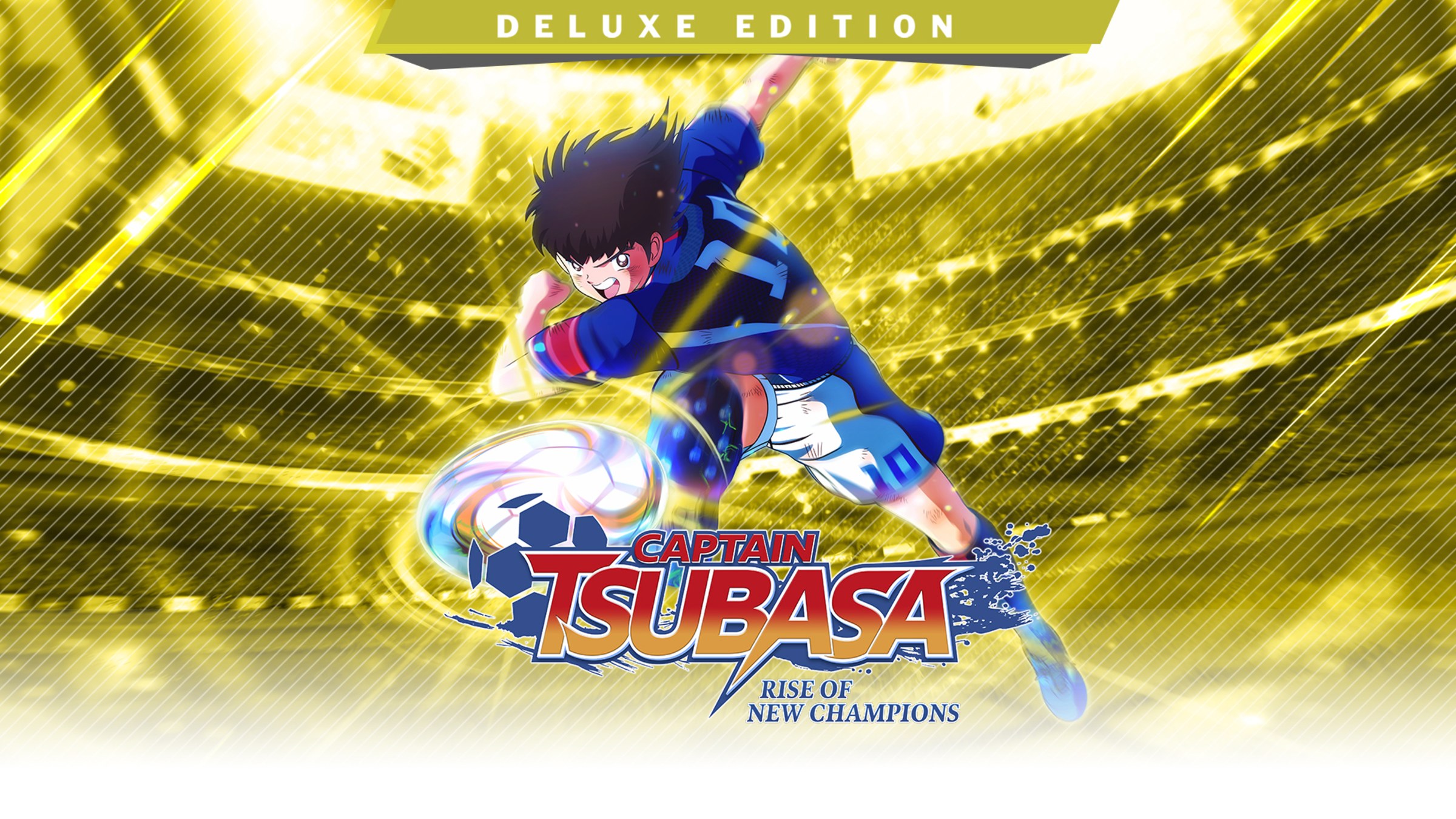 Captain Tsubasa: Rise of New Champions title screen for Nintendo Switch