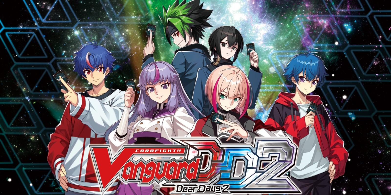Cardfight!! Vanguard Dear Days 2 title screen for Nintendo Switch