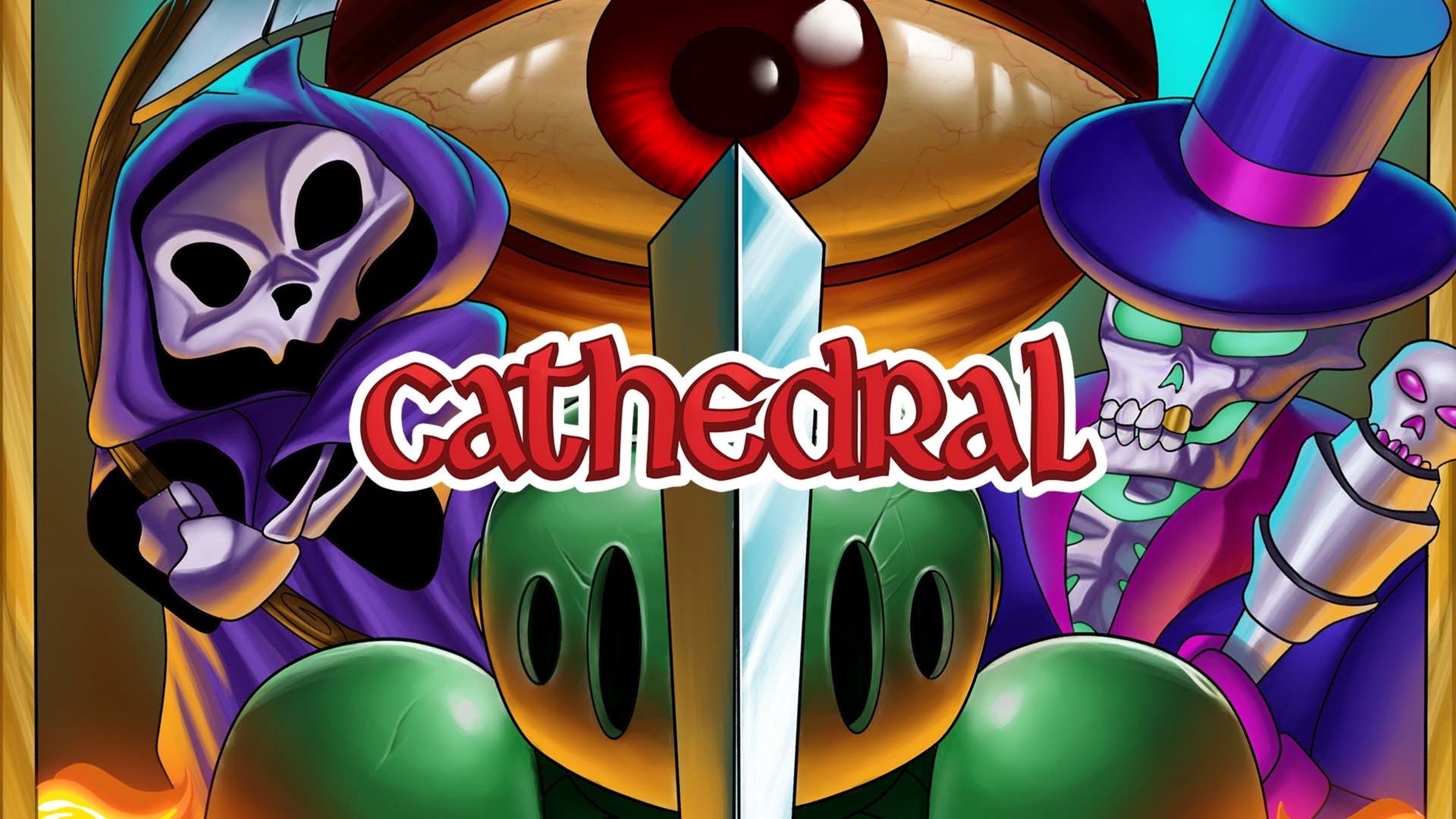 Cathedral title screen for Nintendo Switch