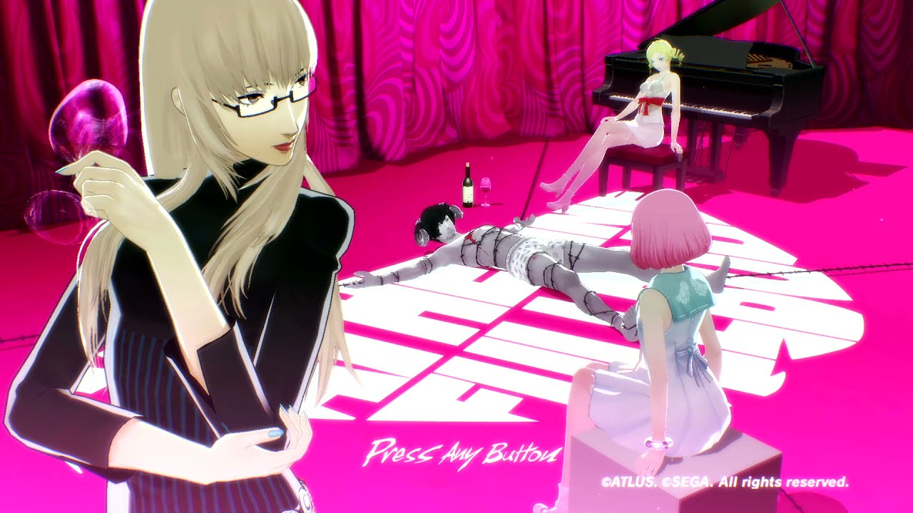 Catherine Full Body title screen for Nintendo Switch
