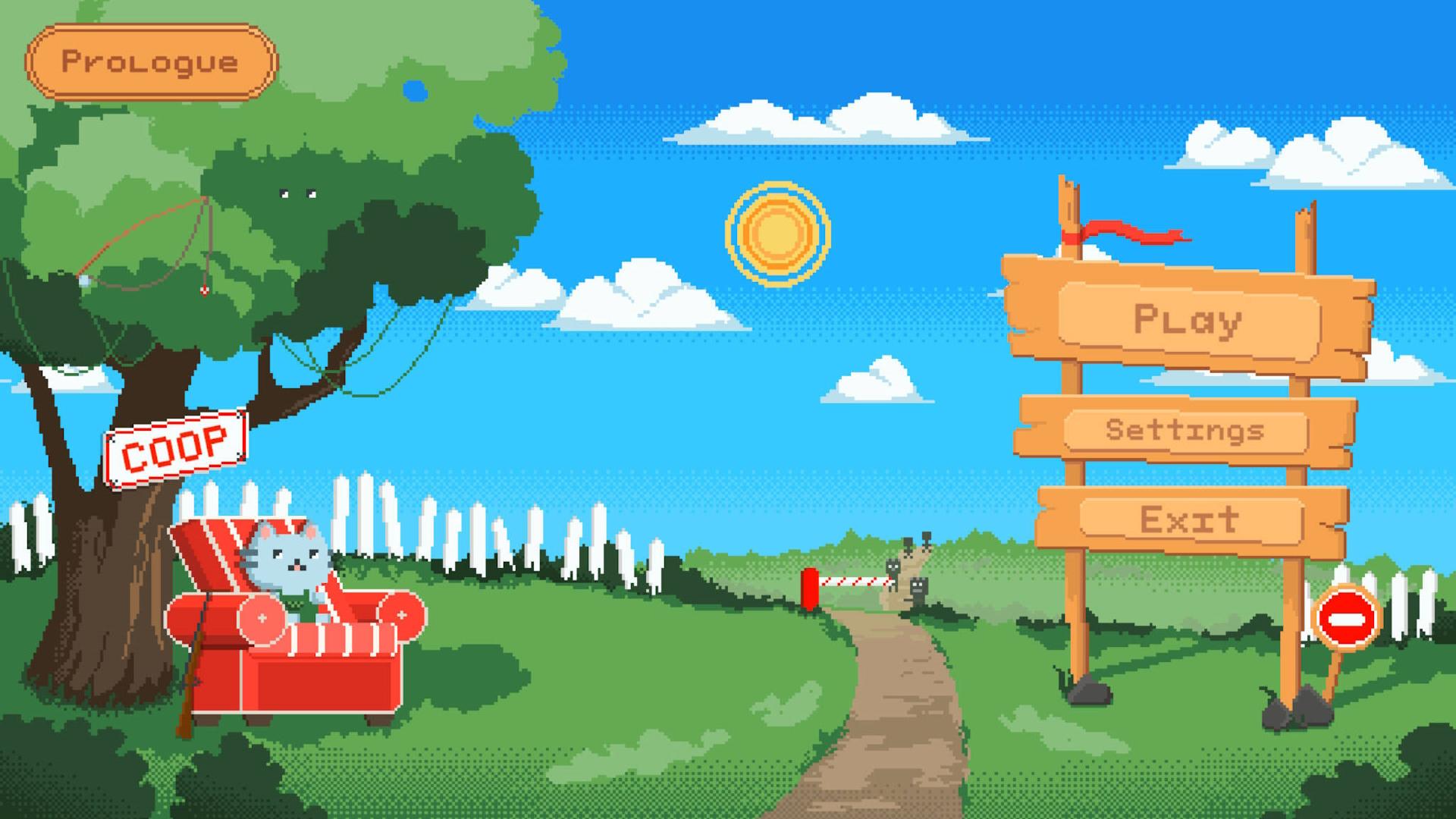 Cats On Duty title screen for Nintendo Switch