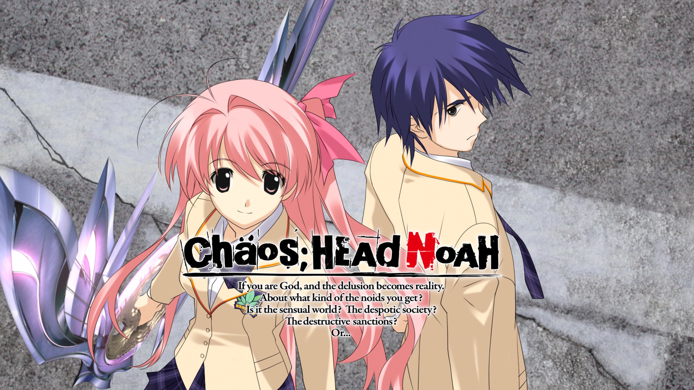 Chaso;Head Noah & Chaos;Head Child Double Pack title screen for Nintendo Switch