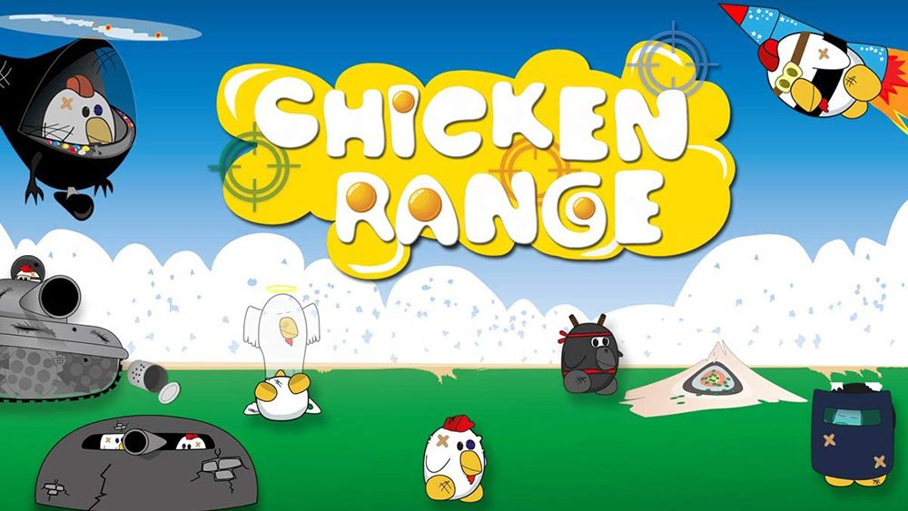 Chicken Range title screen for Nintendo Switch