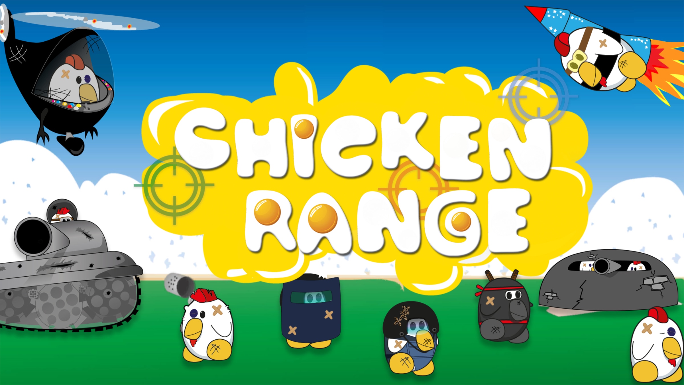 Chicken Range Bundle 2 title screen for Nintendo Switch