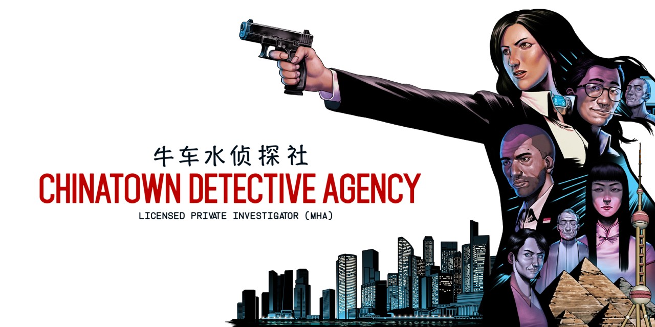 Chinatown Detective Agency title screen for Nintendo Switch