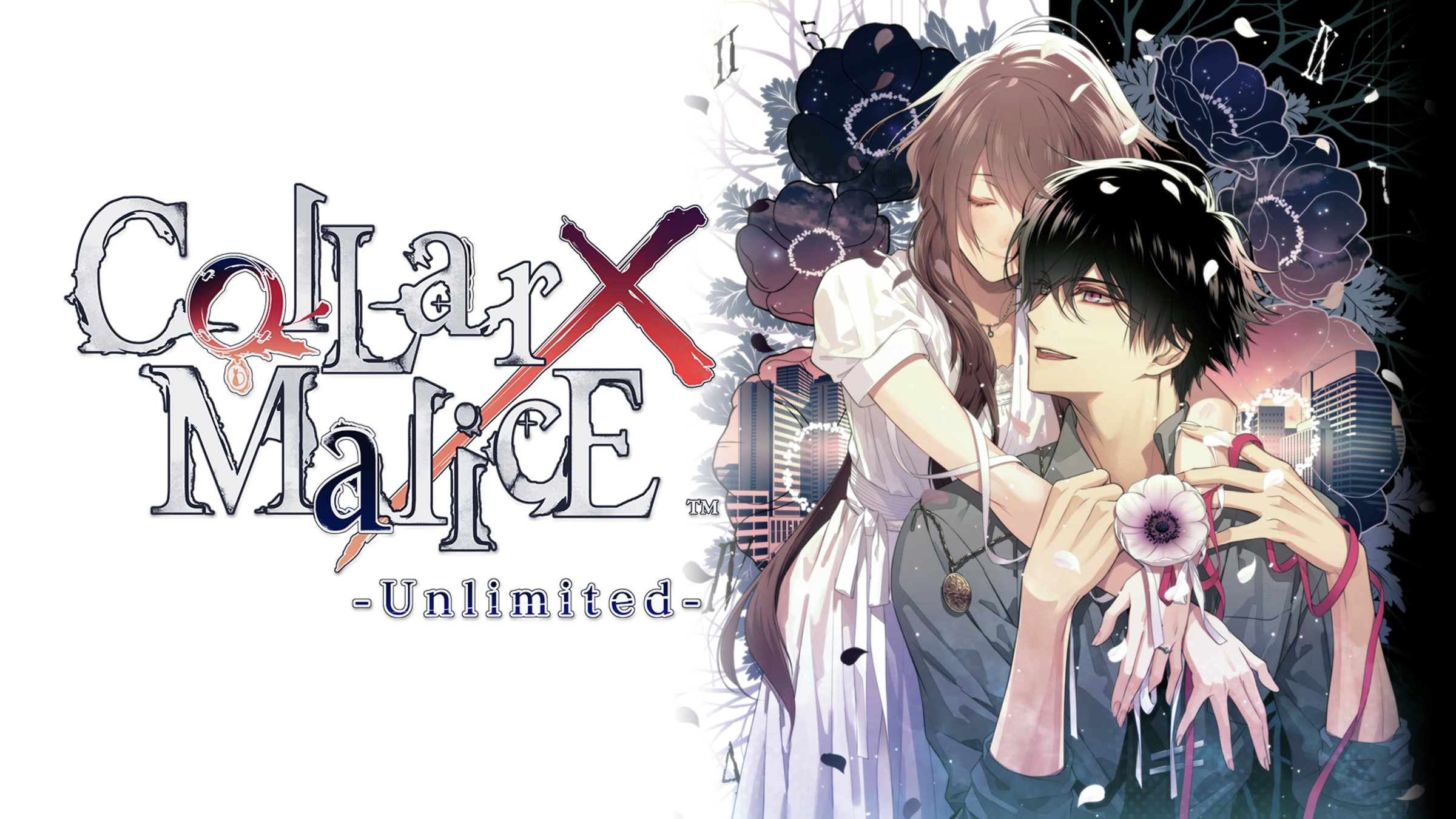 Collar X Malice: Unlimited title screen for Nintendo Switch