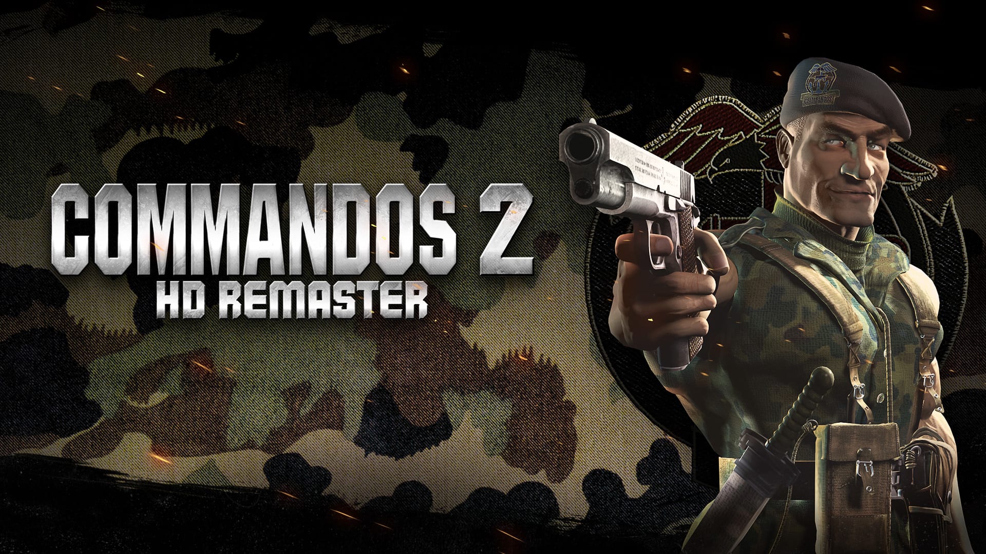 Commandos 2 HD Remaster title screen for Nintendo Switch