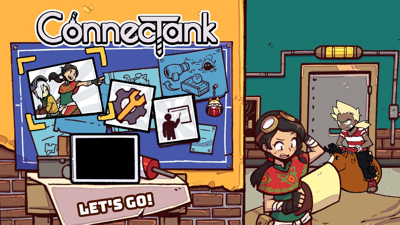 ConnecTank title screen for Nintendo Switch