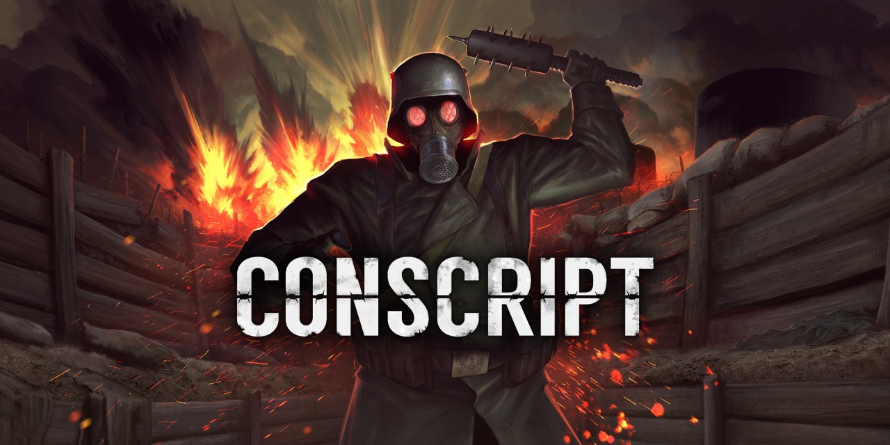 Conscript: Deluxe Edition title screen for Nintendo Switch