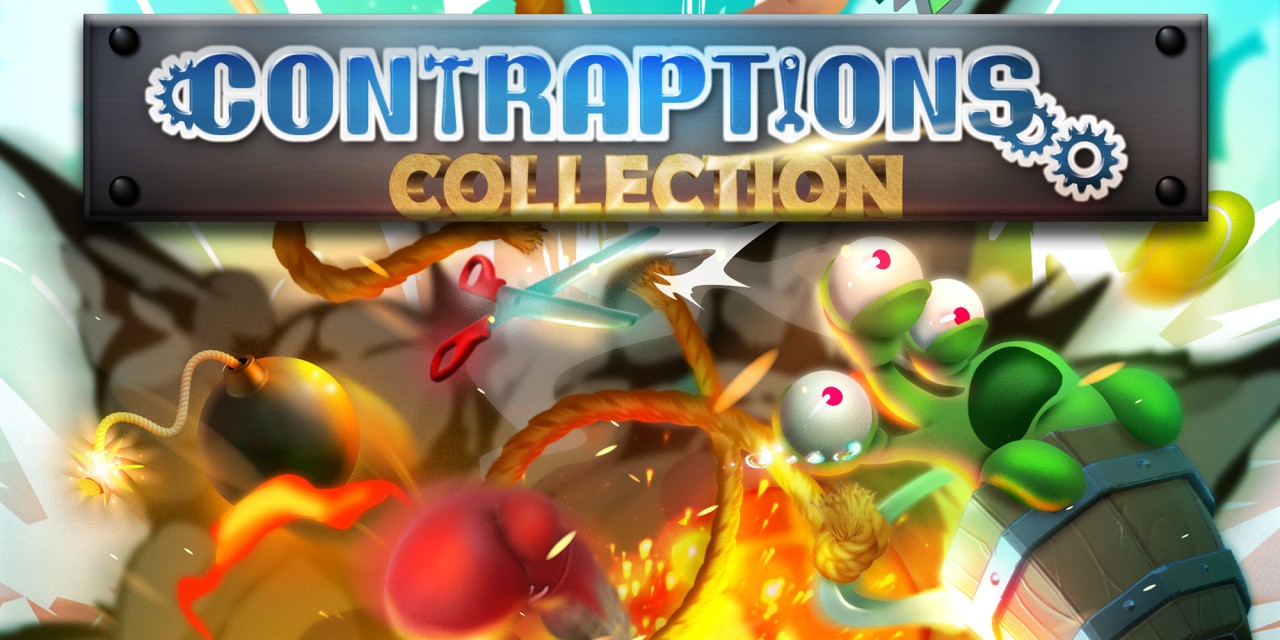 Contraptions Collection title screen for Nintendo Switch