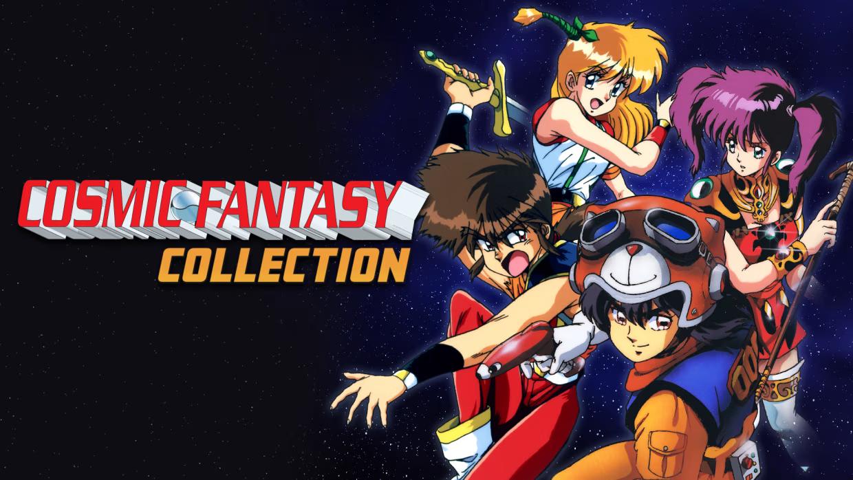 Cosmic Fantasy Collection title screen for Nintendo Switch