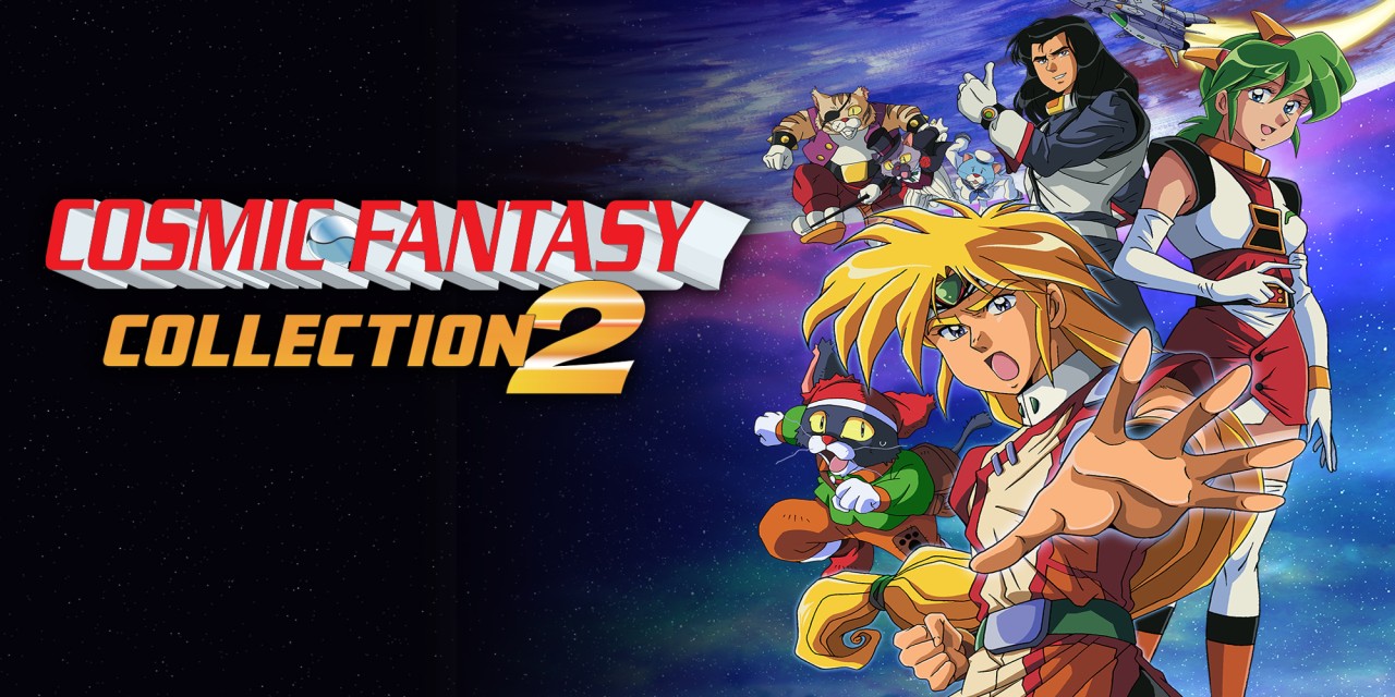 Cosmic Fantasy Collection 2 title screen for Nintendo Switch