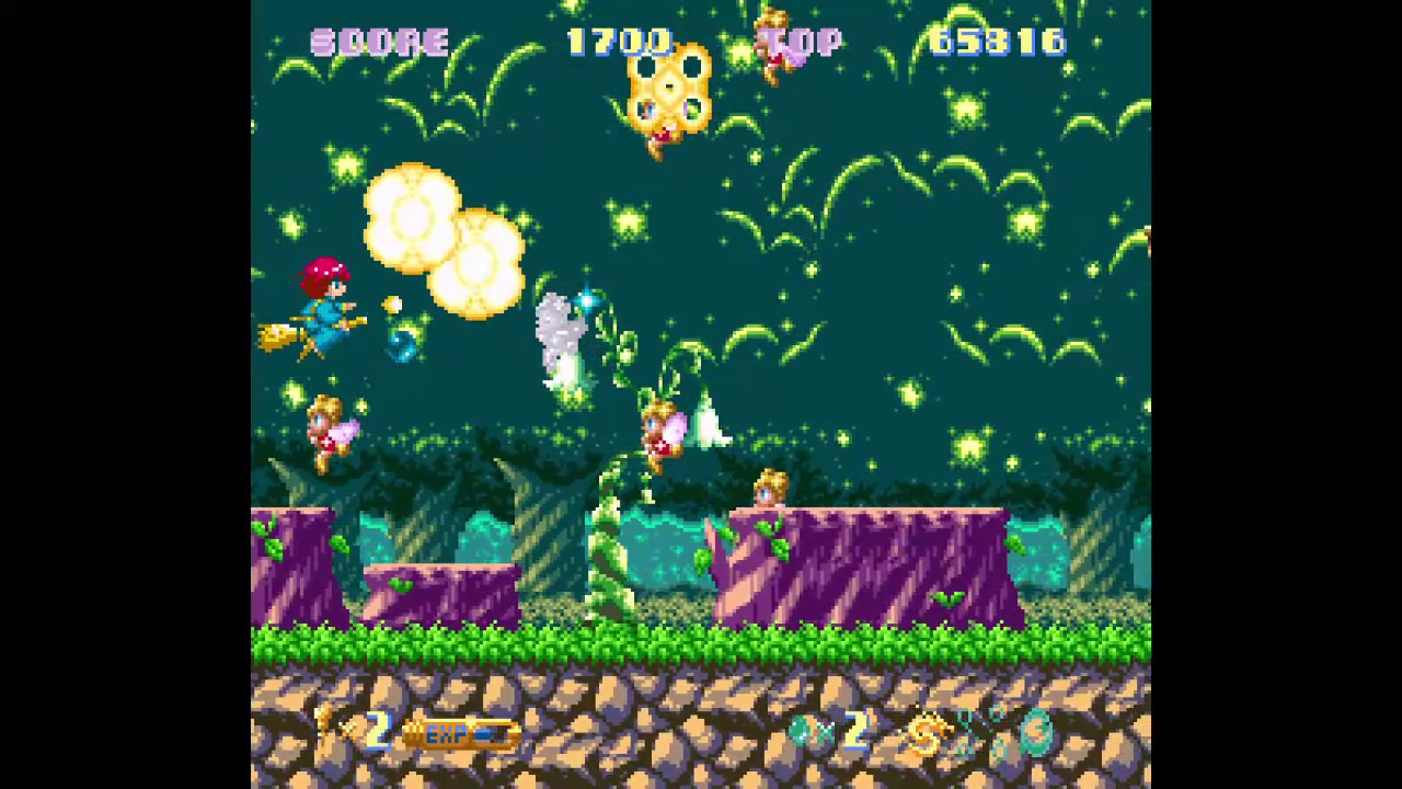 Cotton 100% title screen for Nintendo Switch