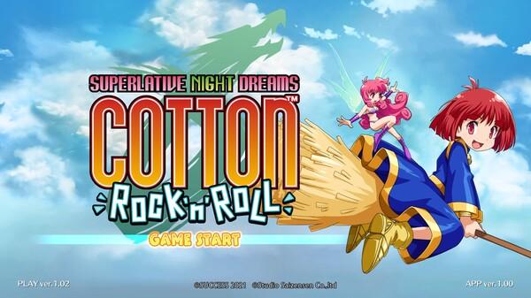 Cotton Rock 'n' Roll title screen for Nintendo Switch