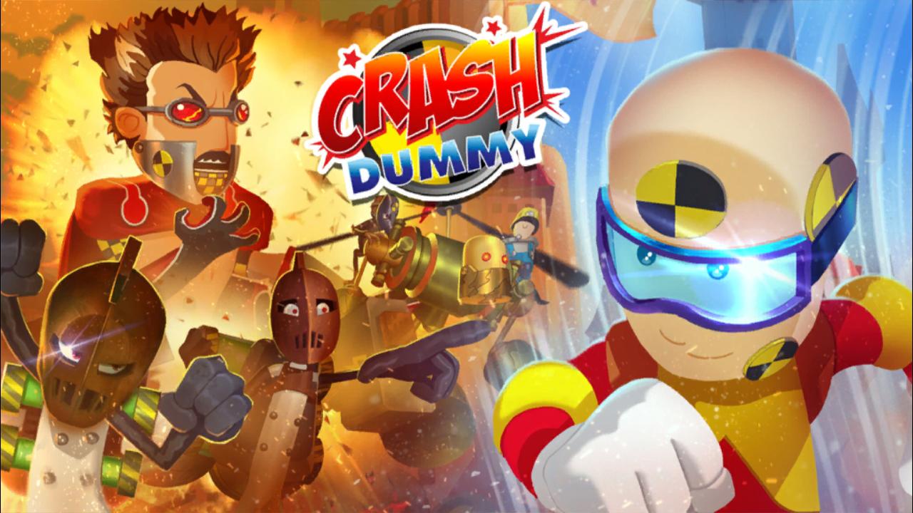 Crash Dummy title screen for Nintendo Switch