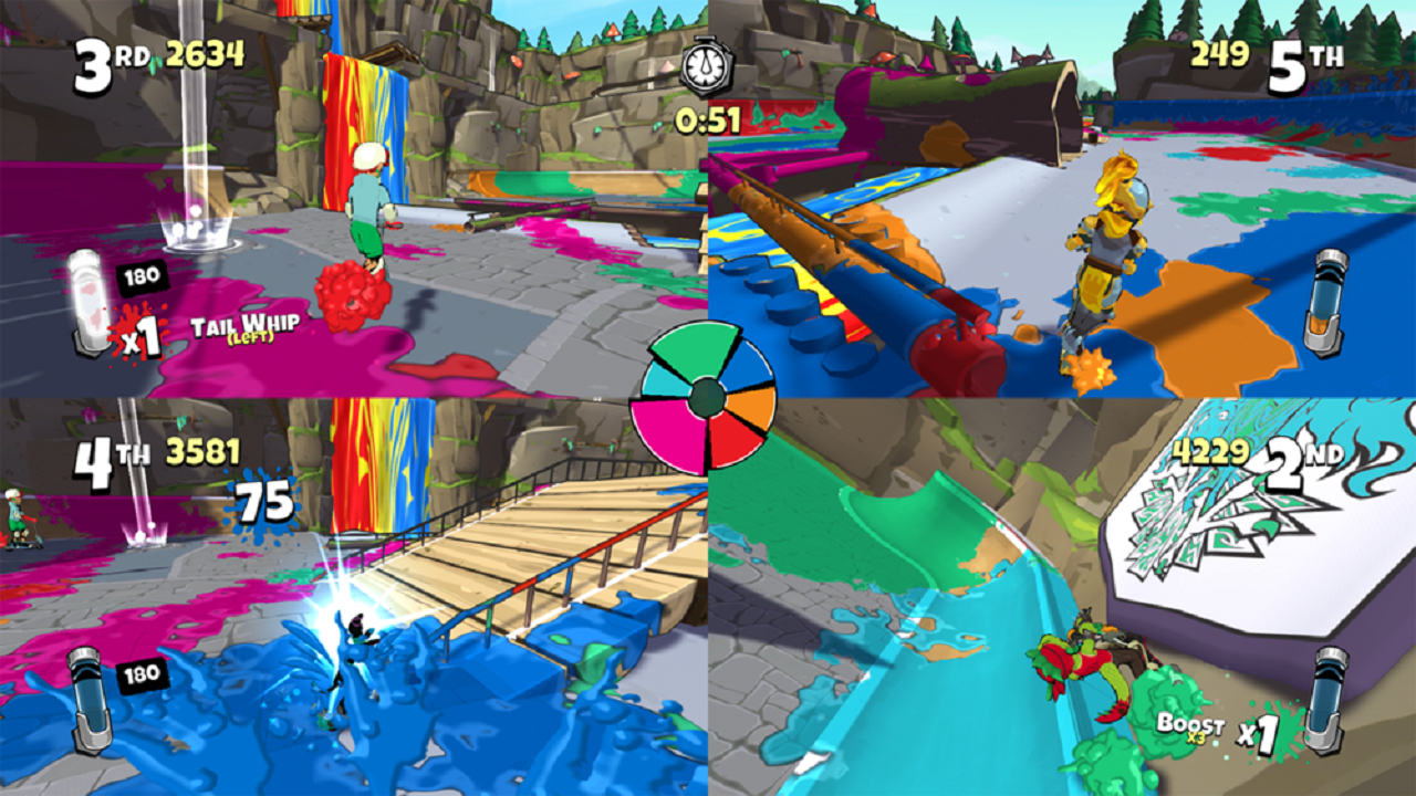 Crayola Scoot title screen for Nintendo Switch