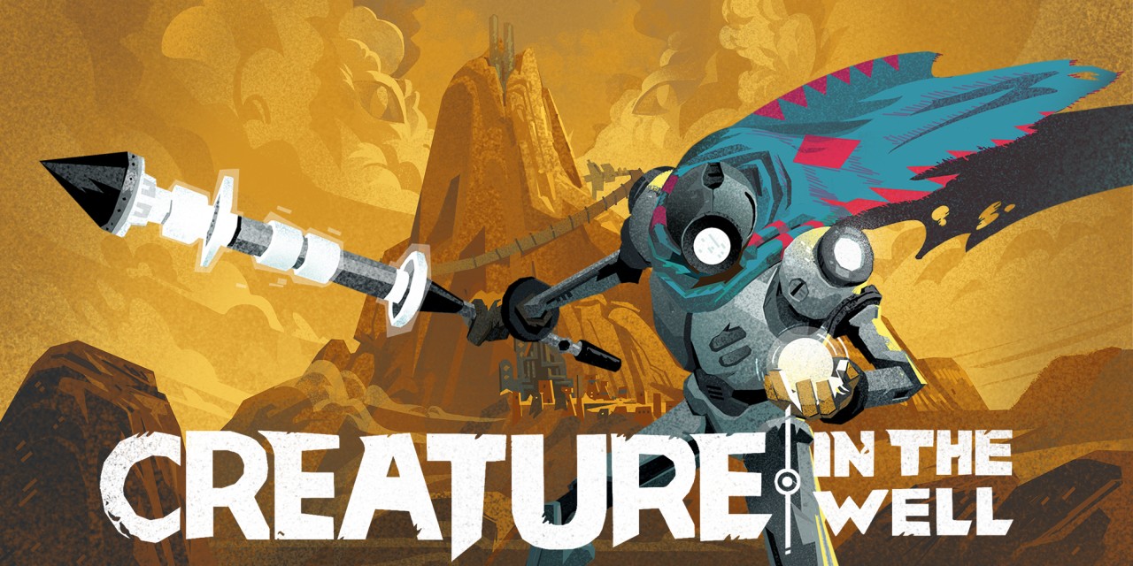 Creature in the Well title screen for Nintendo Switch