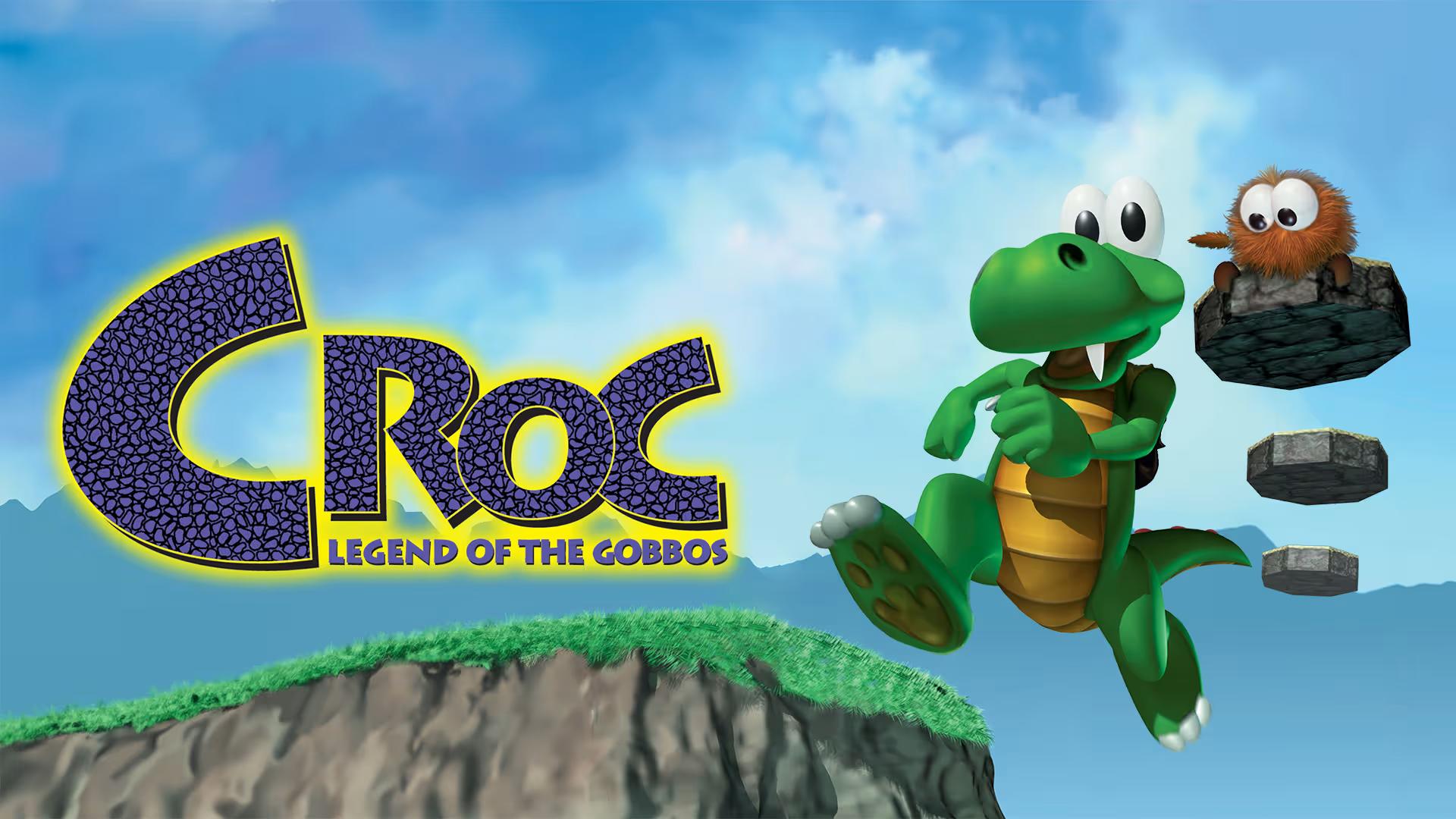 Croc Legend Of The Gobbos title screen for Nintendo Switch