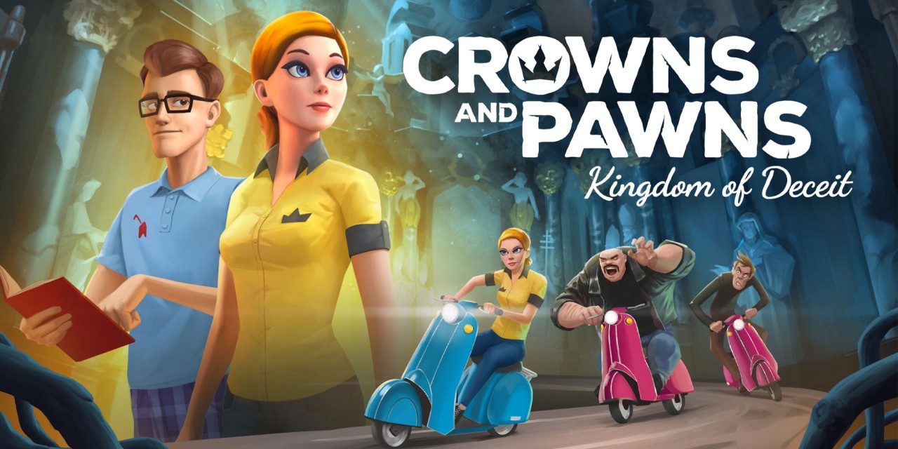Crowns And Pawns: Kingdom Of Deceit title screen for Nintendo Switch