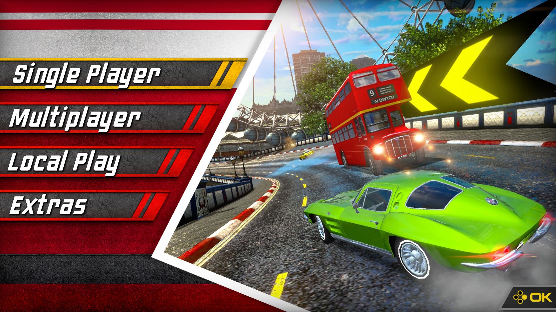 Cruis'n Blast title screen for Nintendo Switch