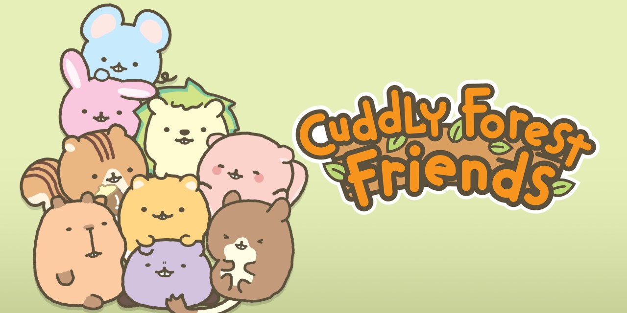 Cuddly Forest Friends title screen for Nintendo Switch