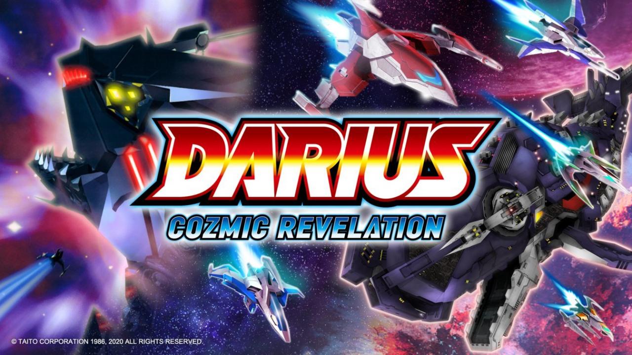 Darius Cozmic Revelation title screen for Nintendo Switch