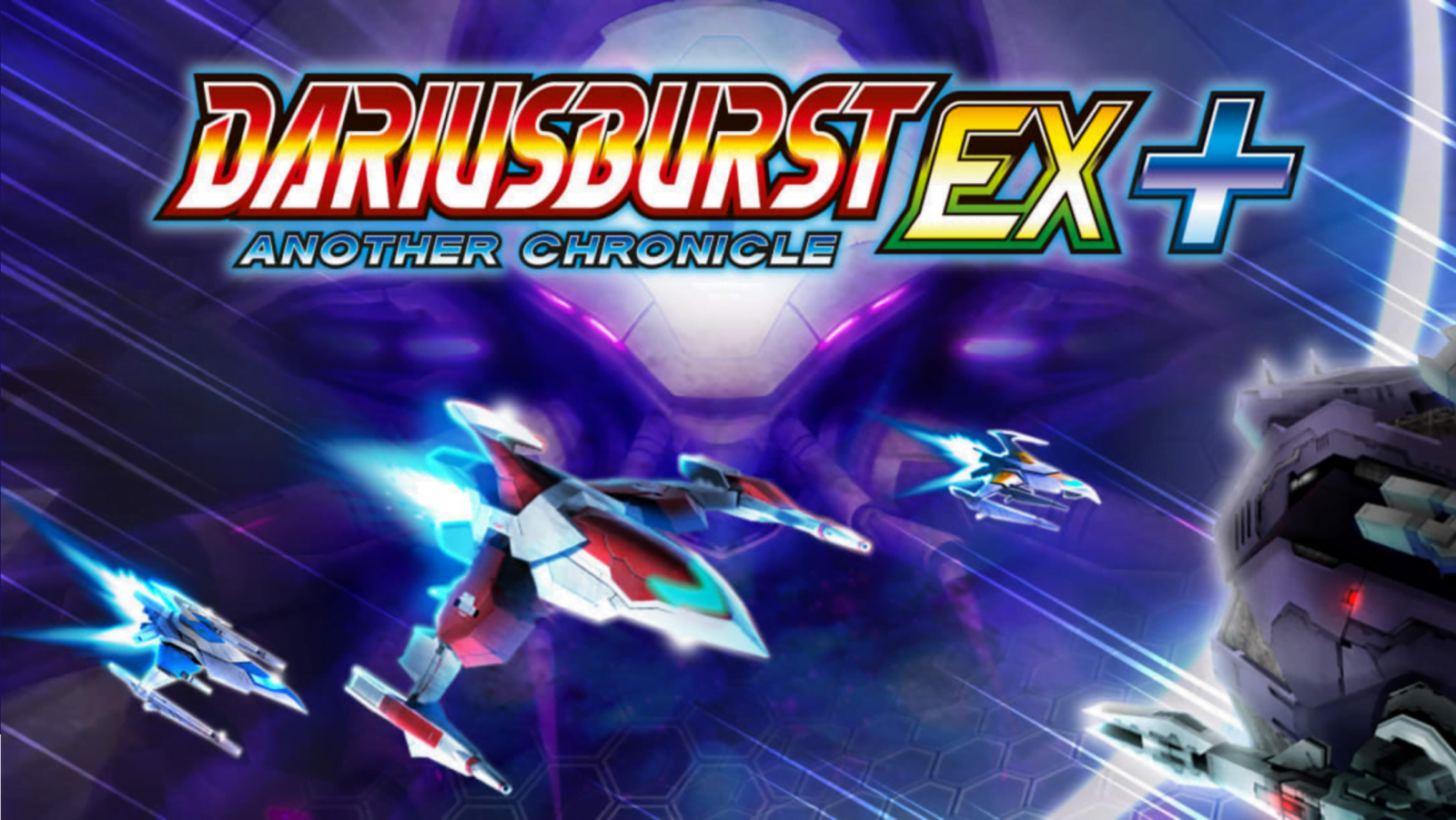Dariusburst: Another Chronicle EX+ title screen for Nintendo Switch