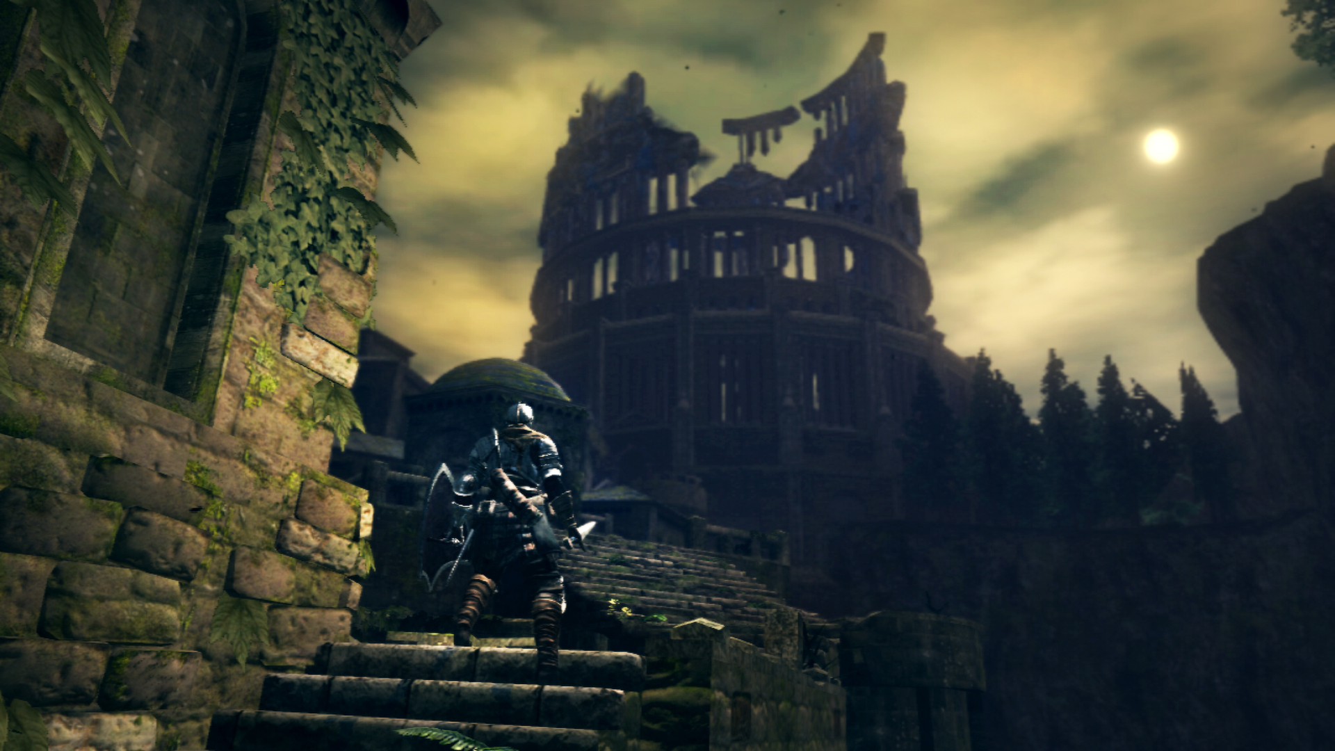 Dark Souls Remastered title screen for Nintendo Switch