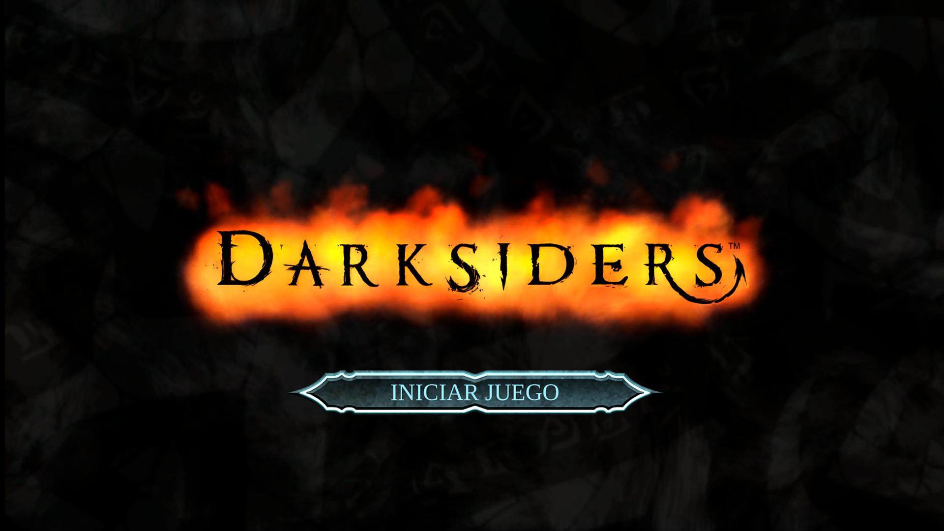 Darksiders: Warmastered Edition title screen for Nintendo Switch