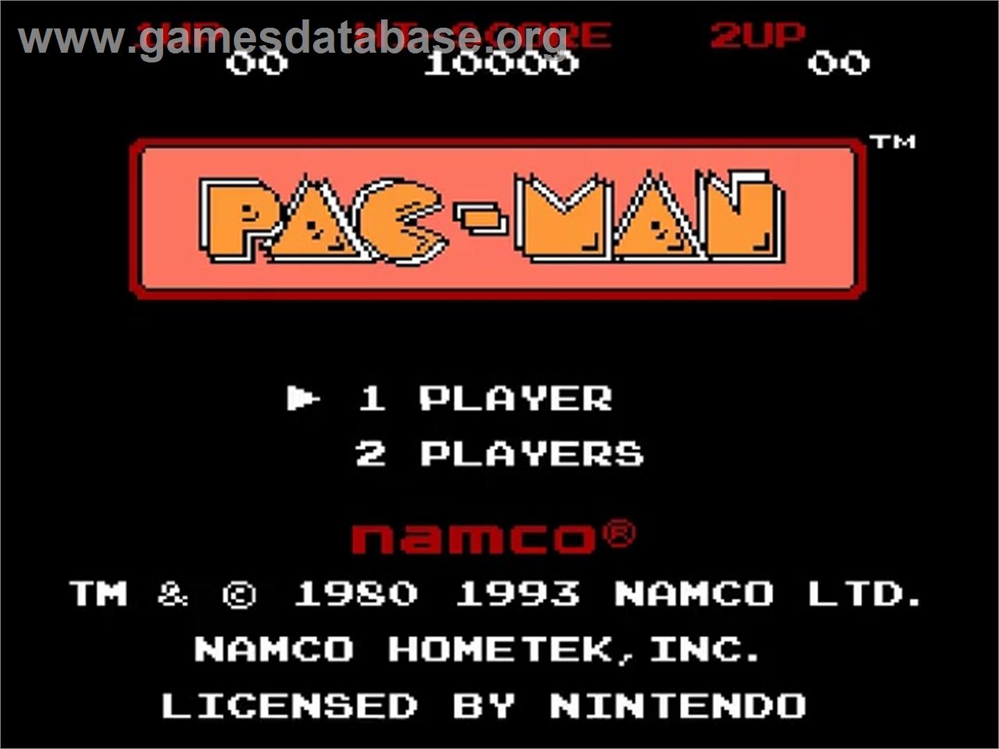 Data Man title screen for Nintendo Switch