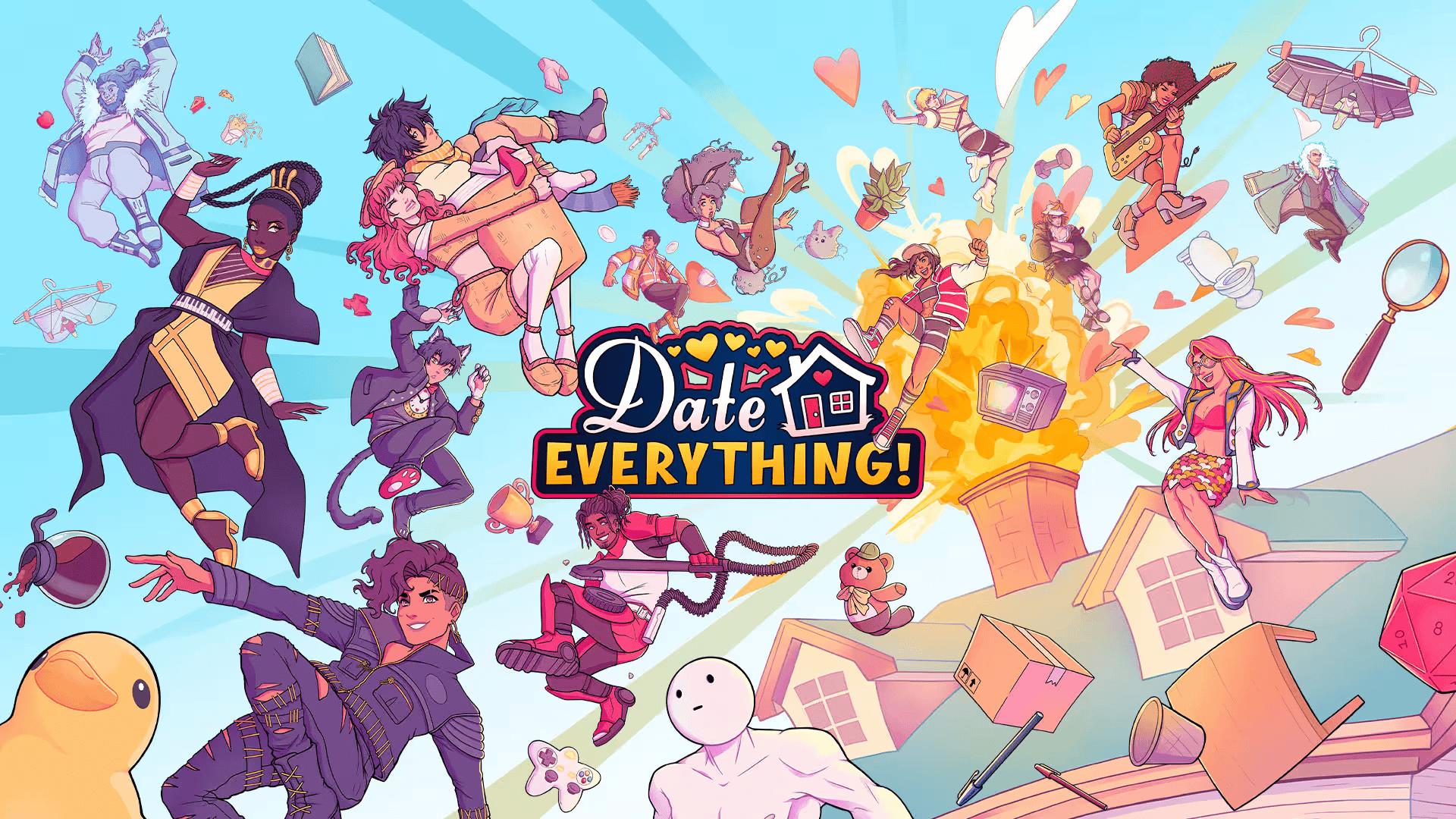 Date Everything title screen for Nintendo Switch