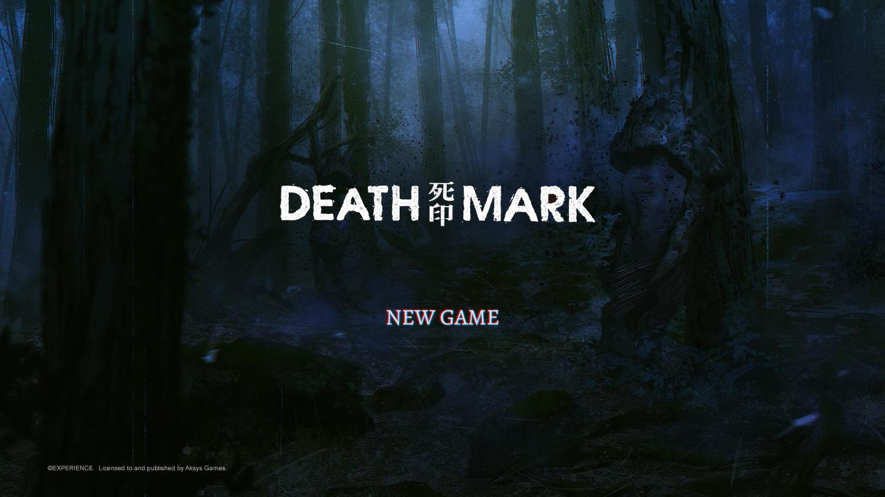 Death Mark [Limited Edition] title screen for Nintendo Switch