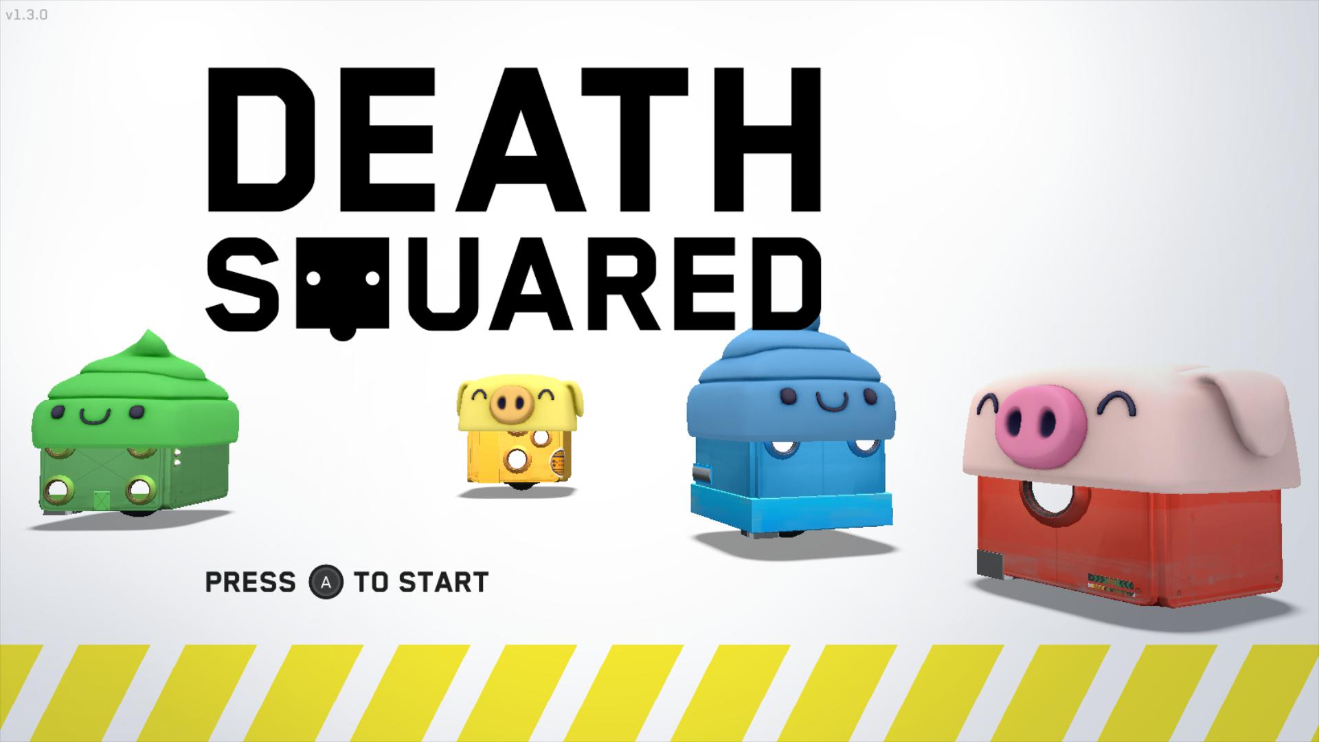 Death Squared title screen for Nintendo Switch