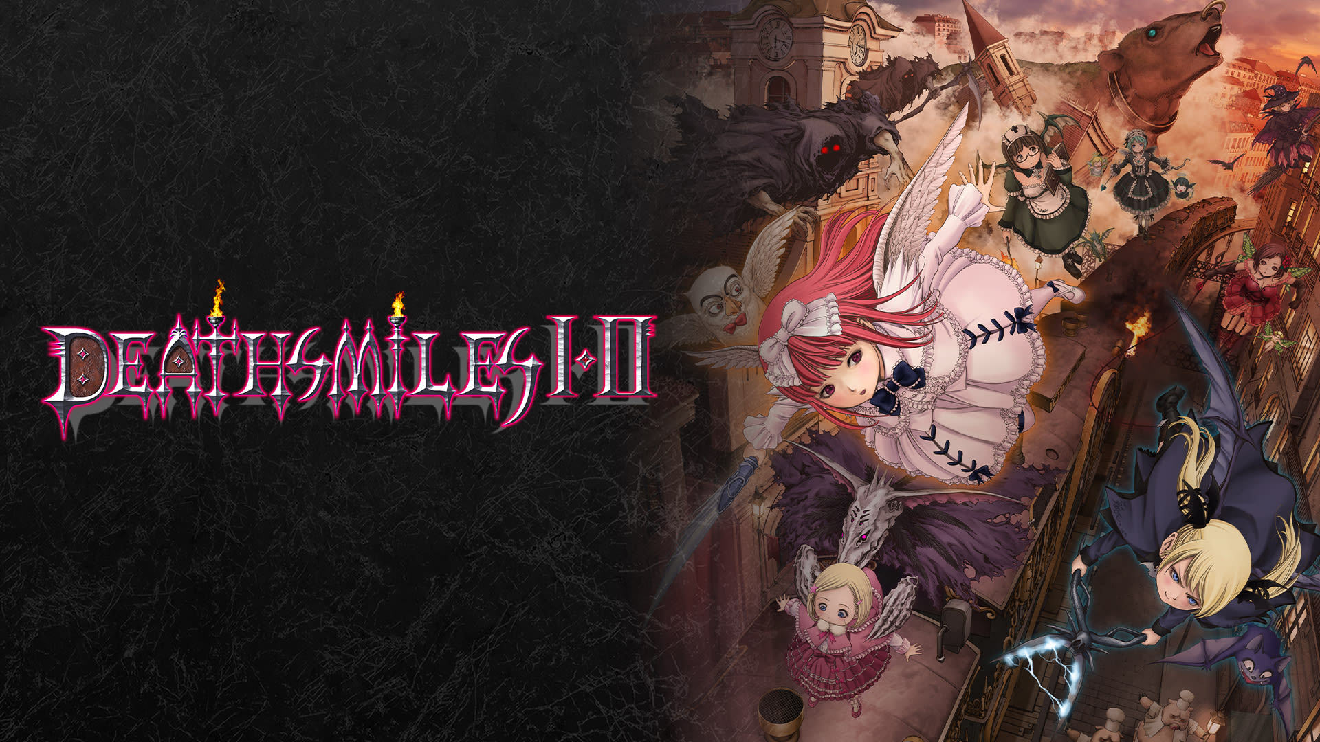 DeathSmiles I & II title screen for Nintendo Switch