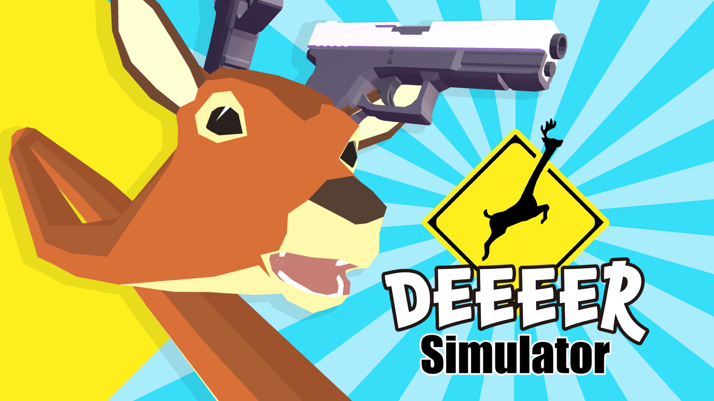 Deeeer Simulator title screen for Nintendo Switch