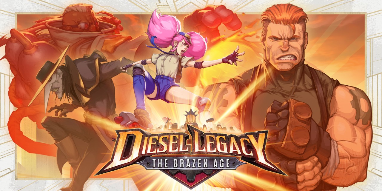 Diesel Legacy: The Brazen Age title screen for Nintendo Switch
