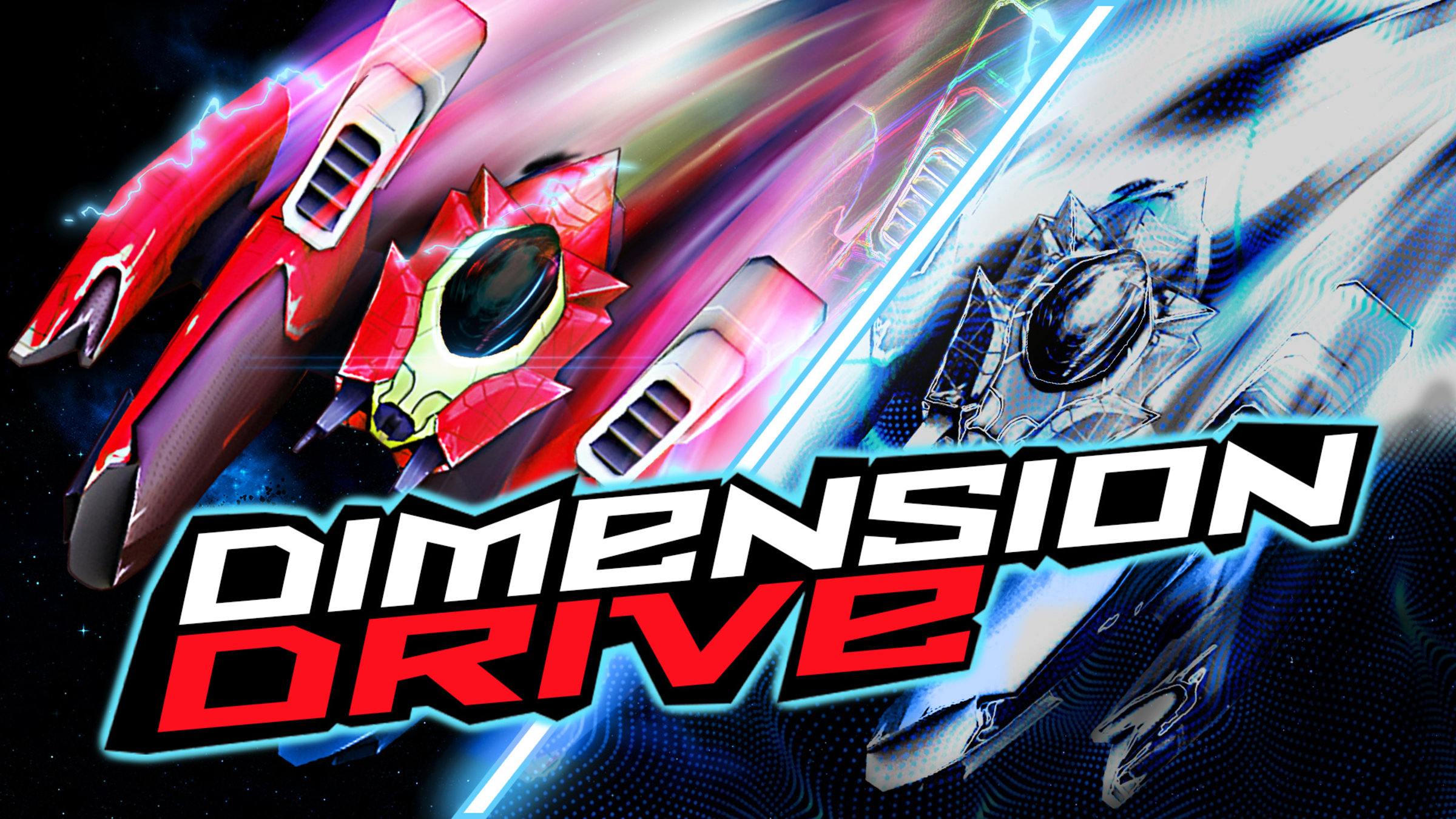 Dimension Drive title screen for Nintendo Switch