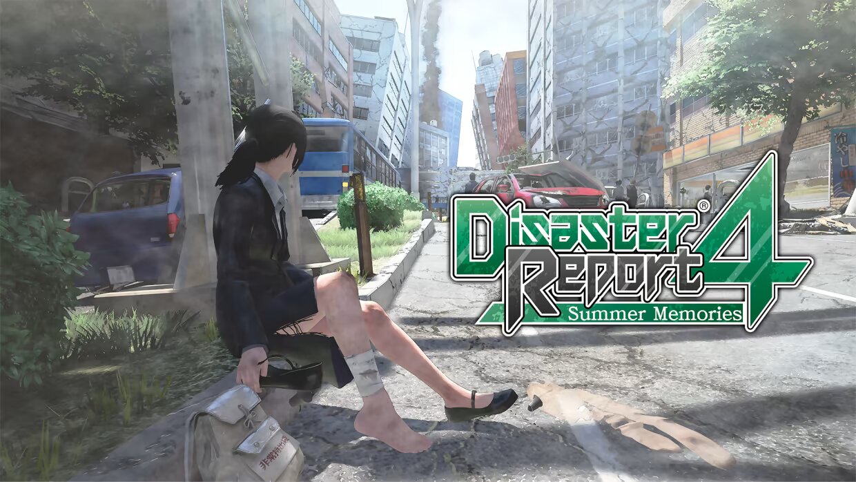 Disaster Report 4: Summer Memories title screen for Nintendo Switch