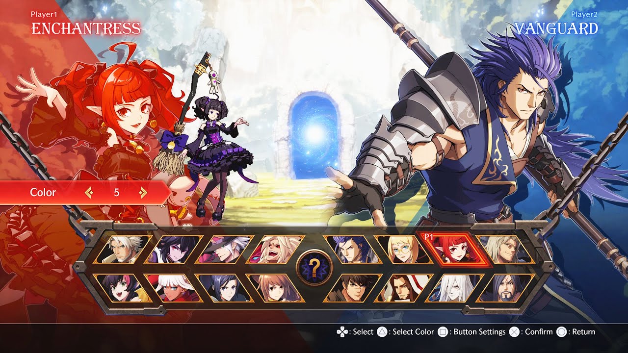 DNF Duel title screen for Nintendo Switch
